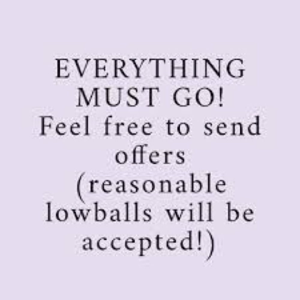 Make me offers! Closet CLEAROUT!